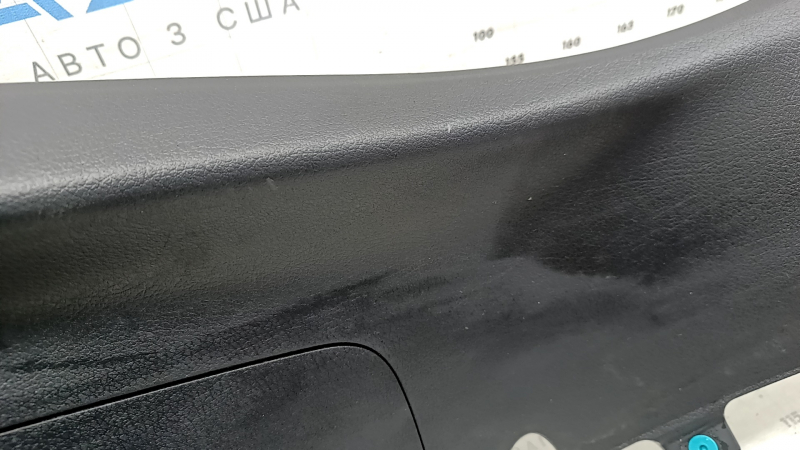 Door sill trim, inner rear left, Mercedes H247 GLA 20-26, black, with plug, worn