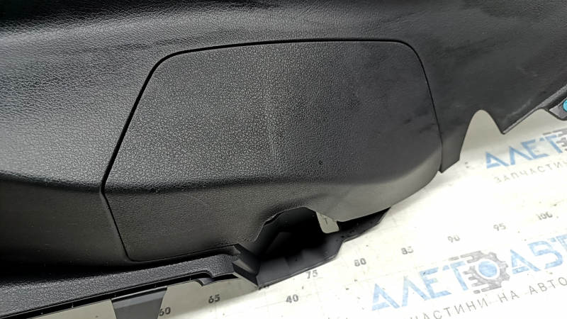 Door sill trim, inner rear left, Mercedes H247 GLA 20-26, black, with plug, worn