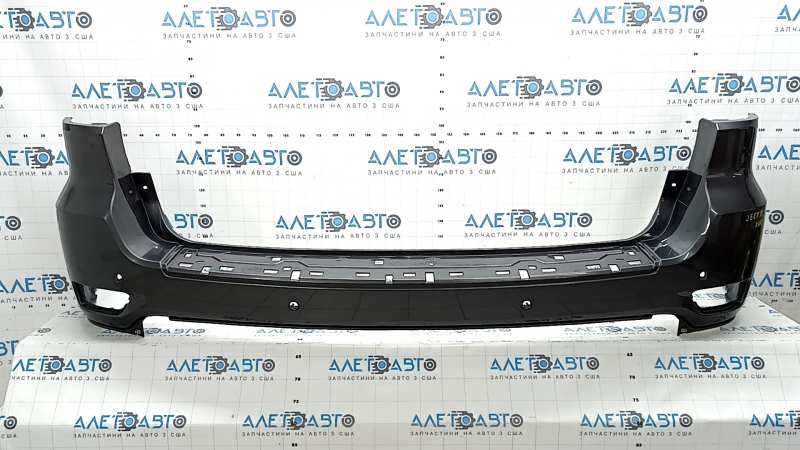 Jeep Grand Cherokee WK2 17-21 rear bumper, bare upper part, for parking sensors and Park Assist, graphite