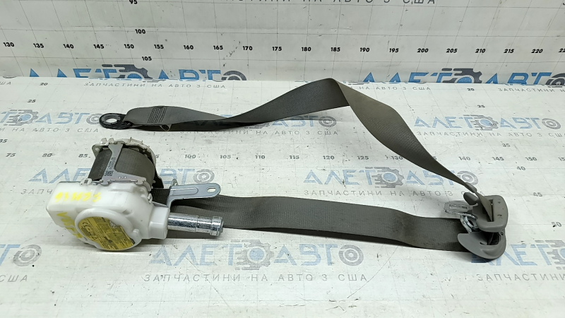 Passenger seat belt with squib for Toyota Camry v50 12-14 USA, gray, used, dry cleanable