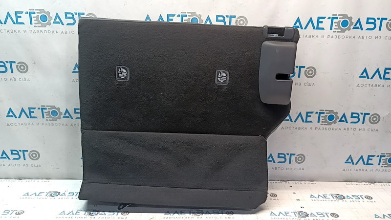 Right rear seat back for Toyota Rav4 19-25, black leather, gray stitching, scratches