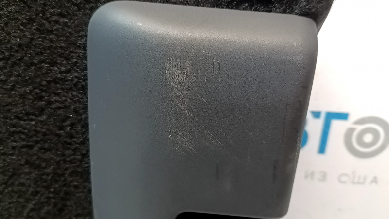 Right rear seat back for Toyota Rav4 19-25, black leather, gray stitching, scratches