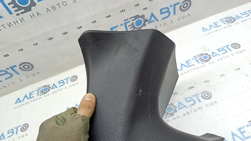 Left rear pillar trim for Subaru Outback 15-19, black, scratches