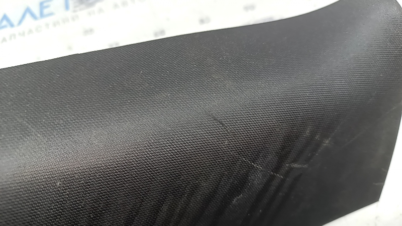 Left upper rear pillar trim for a 15-23 Dodge Challenger, black, scratches