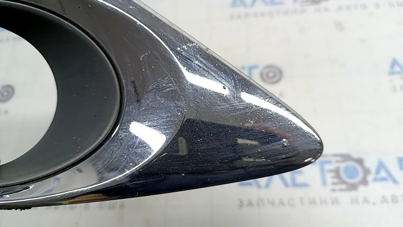Right fog light frame for Toyota Camry V50 12-14 USA XLE, chrome, chipped