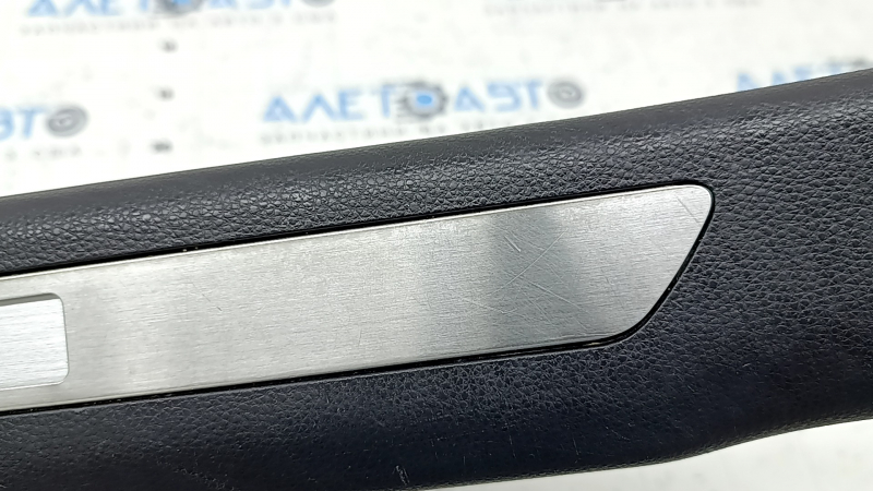 Illuminated front left door sill plate for Toyota Venza 21-24, black, scratches