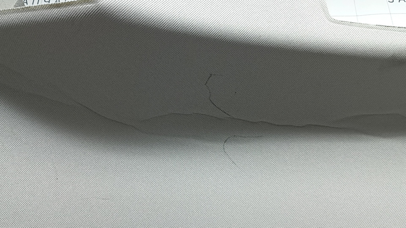 Hyundai Tucson 2022-2026 headliner without sunroof, gray, creases, dry-cleanable