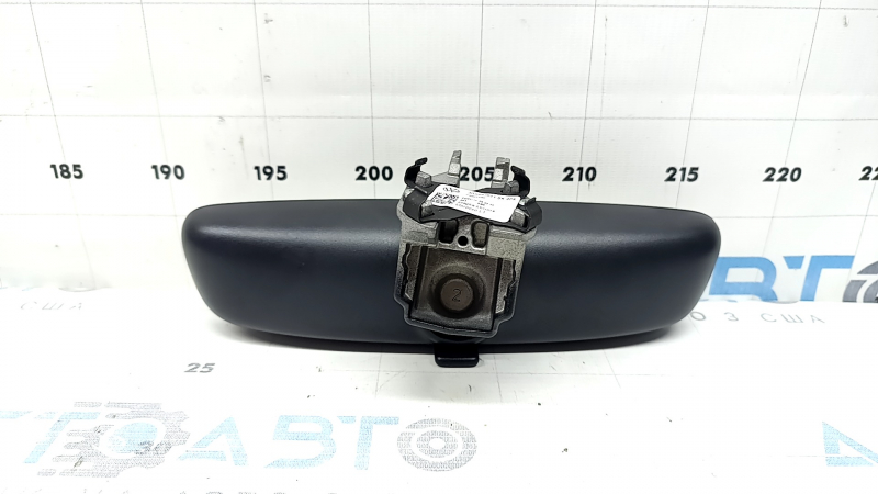 The interior mirror of a VW Jetta 19-22 is black and empty, with amalgam coming out.