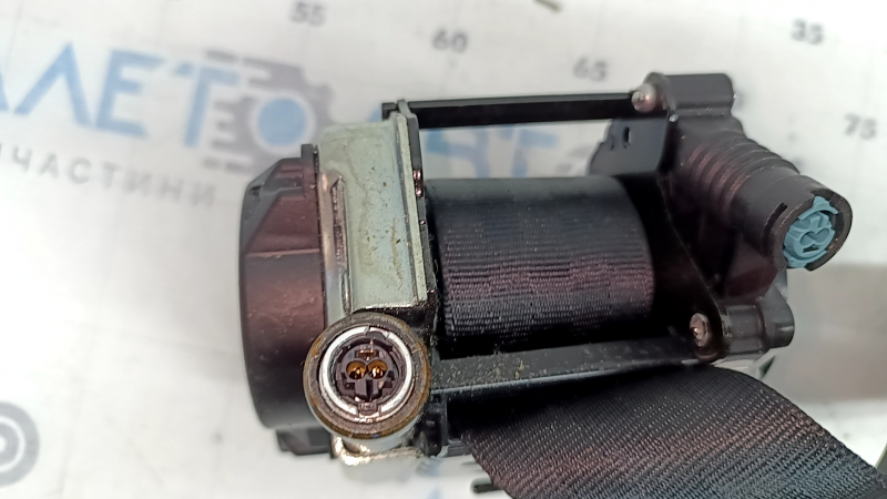Driver's seat belt with tensioner and squib VW Jetta 19-26 black, shot