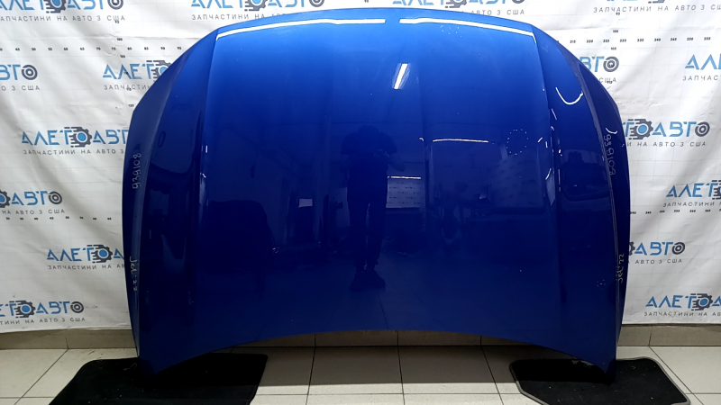 VW Jetta 19-26 steel hood, blue LD5L, corrosion, bumps