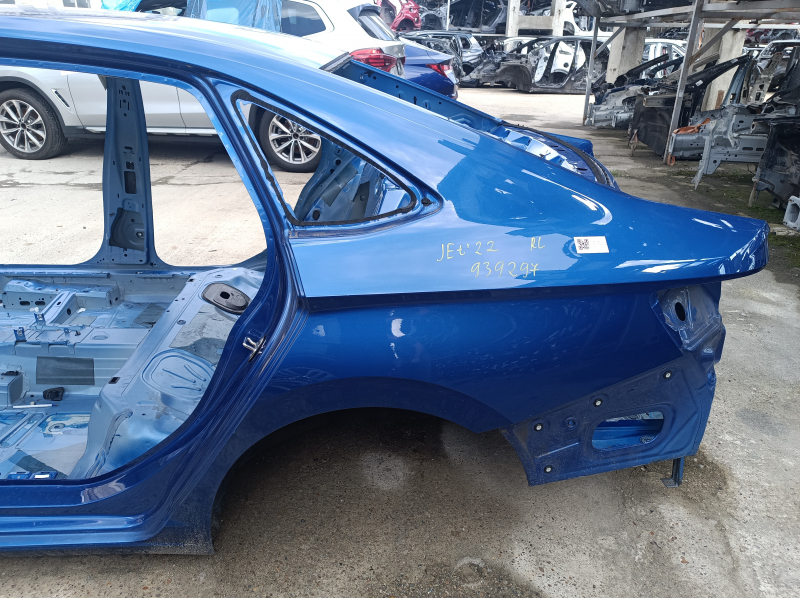 Quarter wing rear left VW Jetta 19-26 on the body, blue