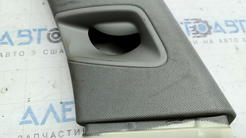 Right rear pillar trim for Audi Q7 16-23, gray, dry-cleanable