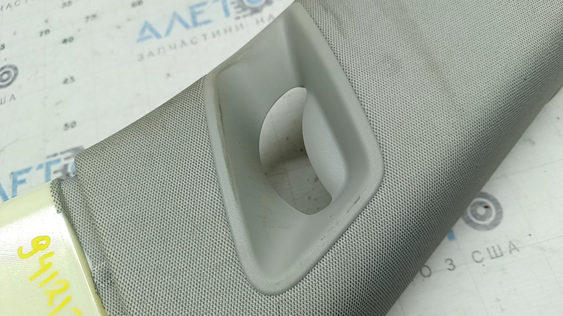 Right rear pillar trim for Audi Q7 16-23, gray, dry-cleanable