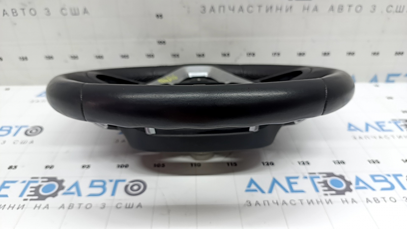 BMW X3 G01 18-24 leather steering wheel, black, heated, with overlay, with buttons and paddles, scratches, scuffs, tears