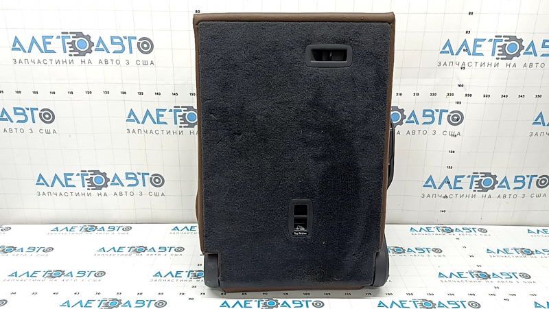 Backrest of the rear row of seats, 2nd row, right, Audi Q5 80A 18-20, brown leather, Standard, heated, mechanical, tear
