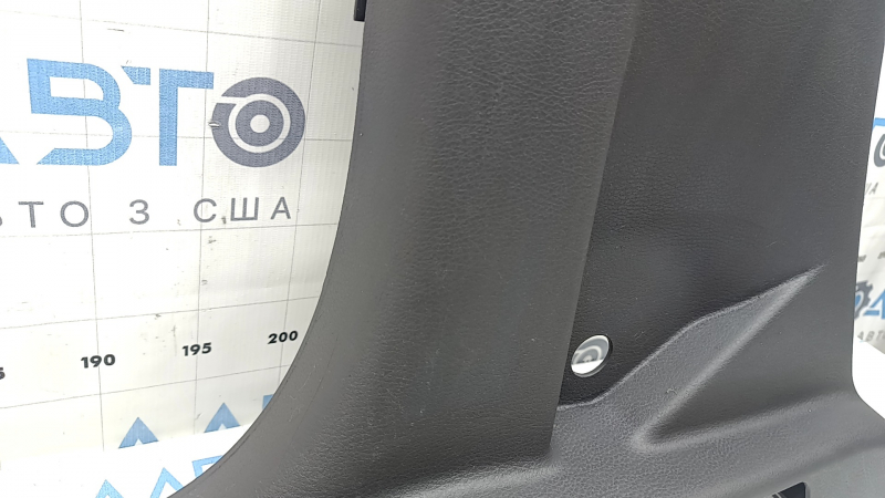 Lower left center pillar trim for Toyota Sienna 21-26, dark gray, scratches