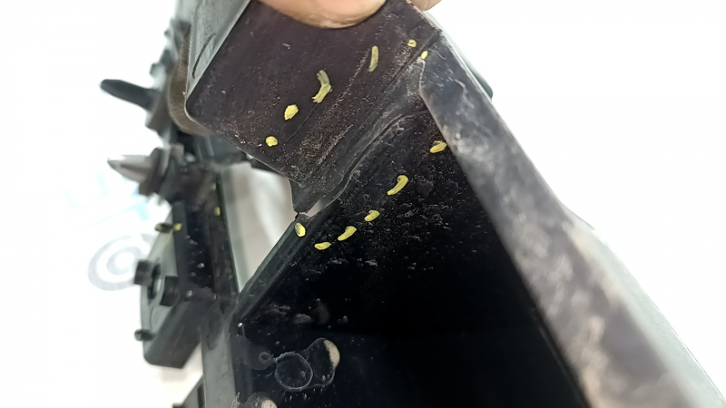 Ford Escape MK4 2020 rear bumper absorber is cracked and broken
