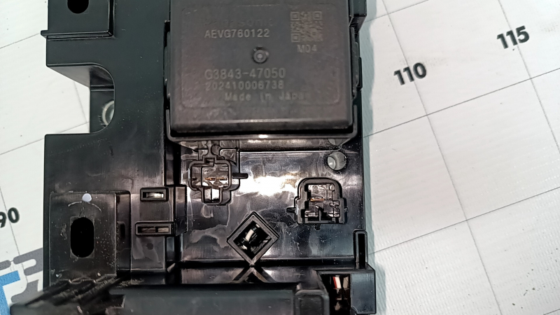Toyota bZ4X fuse box 23-26 water contact