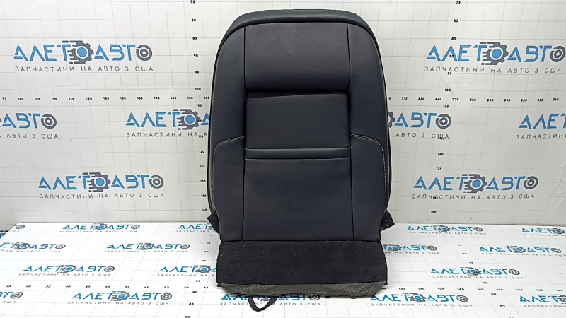 Ford Fusion mk5 17-20 passenger seat back upholstery, black leather, heated