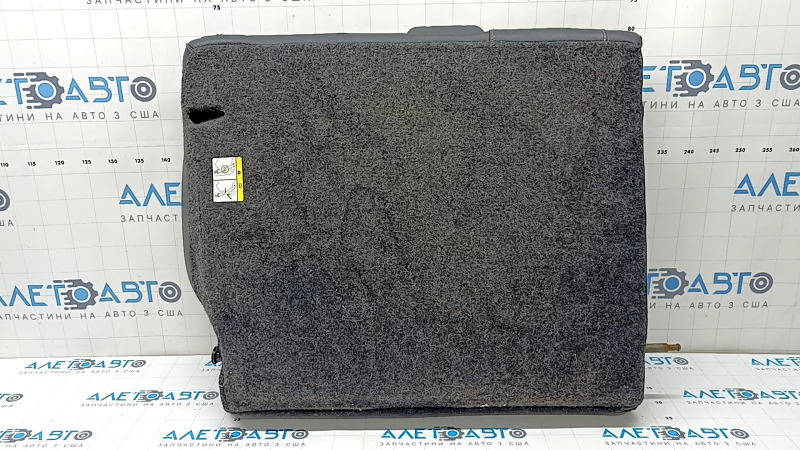 Left rear seat back for Ford Fusion mk5 17-20, black leather, with black belt and armrest, dents