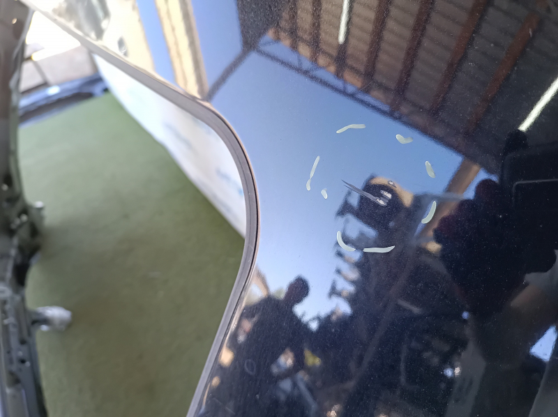 Roof metal BMW X1 F48 16-22 for panorama, on the body, bumpers