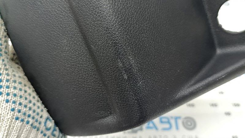 Rear center console trim for Kia K5 21-24 FWD, black, for USB, without USB, worn