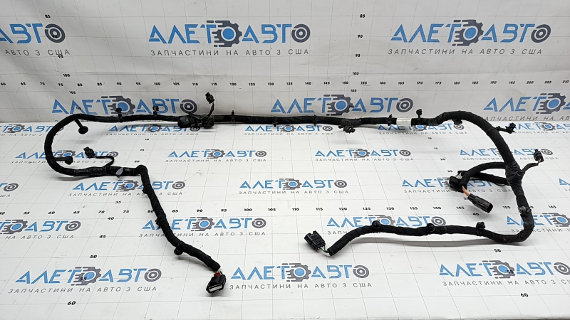 Jeep Compass 22-23 rear bumper wiring for parking sensors, BSM, and foot-operated trunk opening sensor