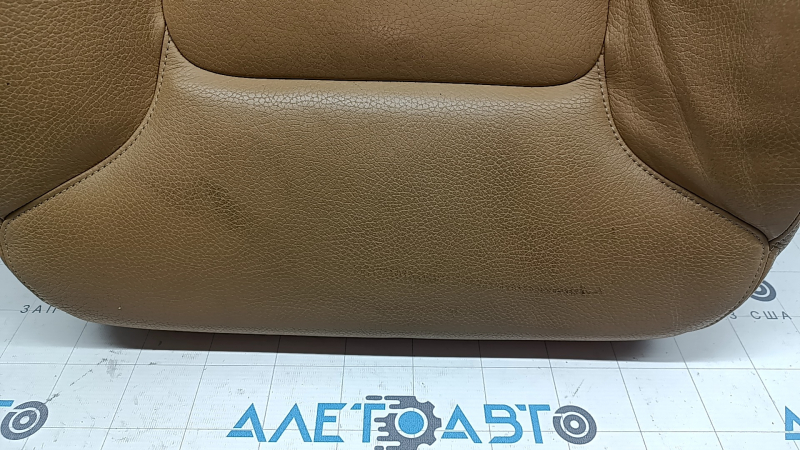 Volvo XC90 16-26 driver's seat cushion upholstery, black leather, heated, dry-cleanable, scratches, dented