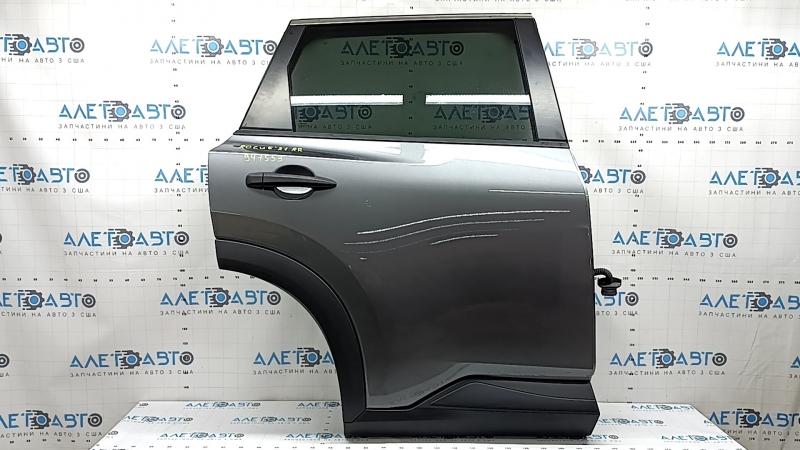 Rear right door assembly Nissan Rogue 21-26 S, SV graphite KAD