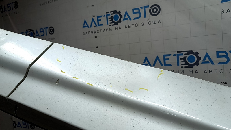 Left side sill for Volvo XC90 16-26 with seal, white, scratches, tears, broken mount