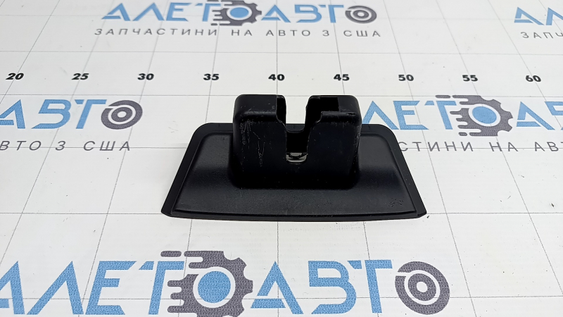 Toyota Prius 50 Prime trunk door lock trim panel with 17-22 scratches and broken mount