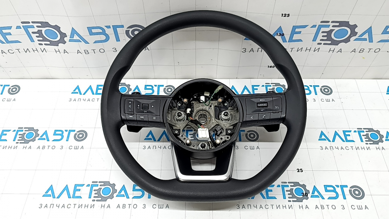 Nissan Rogue 22-26 black rubber steering wheel with buttons and paddle shifters