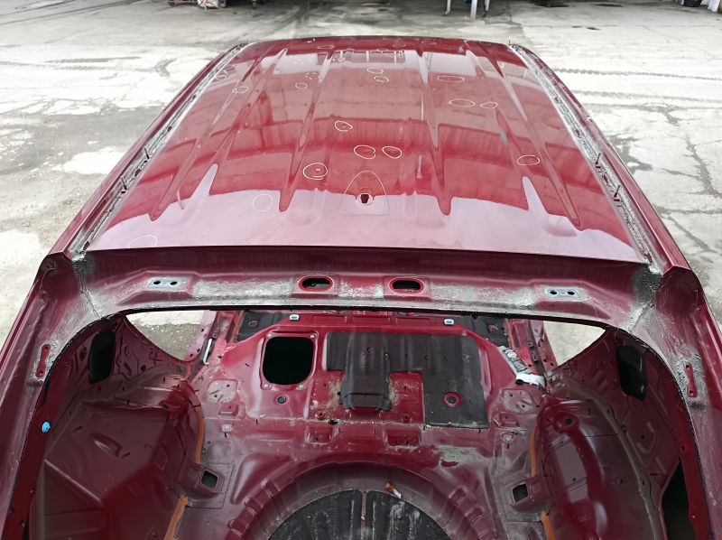 Metal roof for Hyundai Tucson 16-21 without panoramic windows, on the body, with bumpers