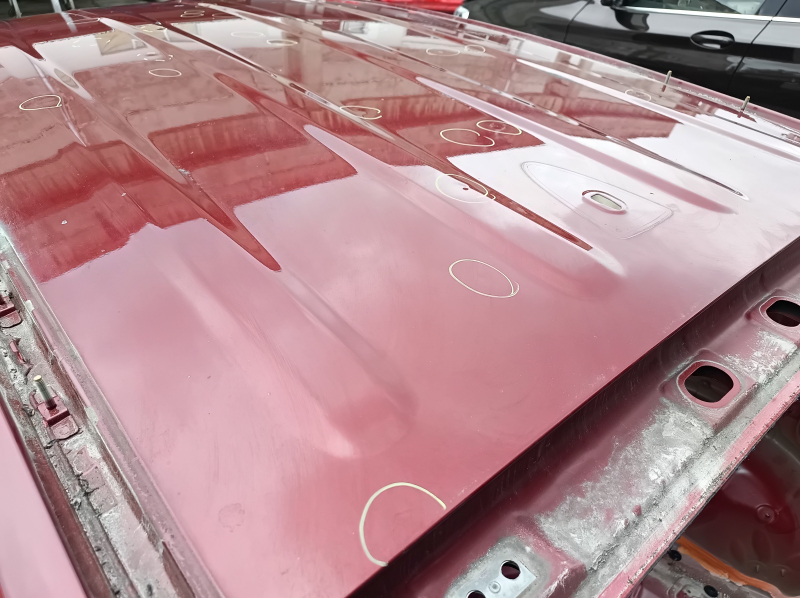 Metal roof for Hyundai Tucson 16-21 without panoramic windows, on the body, with bumpers