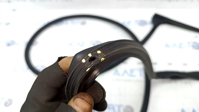 Honda Civic XI FE/FL 22-26 front right door seal, fasteners torn