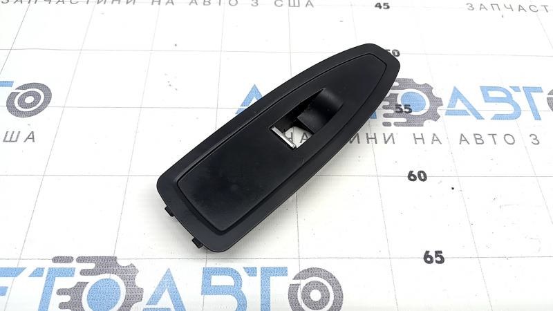 Front right window lift control trim for BMW 4 Series F36 15-18 Gran Coupe, black with chrome, broken mounting