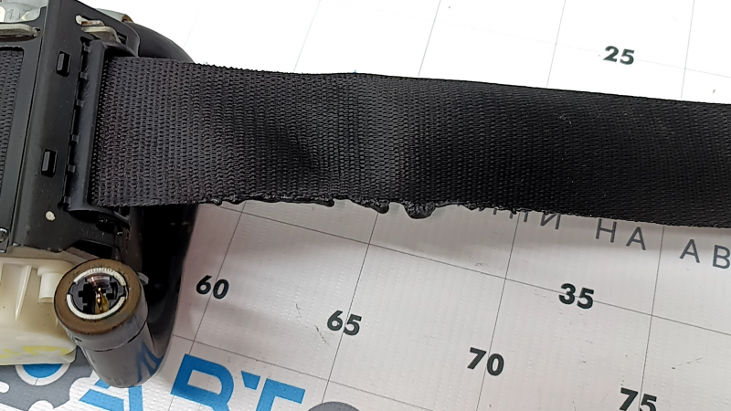 Seat belt 2nd row left BMW X7 G07 19-26 Black with pyropatron