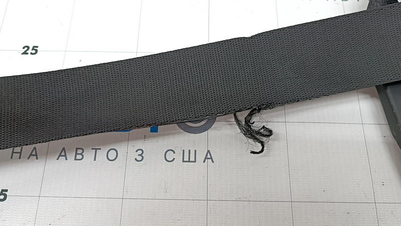 Seat belt 2nd row left BMW X7 G07 19-26 Black with pyropatron