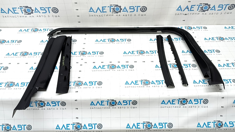 BMW X7 G07 19-26 rear right inner door frame for curtain, 5 parts, 1 part melted