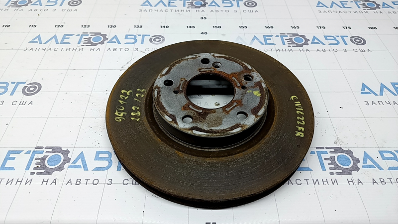 Front right brake disc for Honda Civic XI FE/FL 22-26 282/23mm, rusty