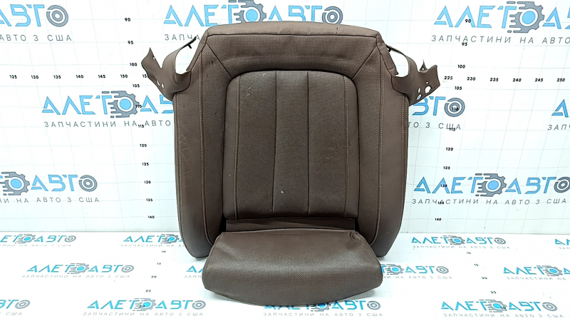 Driver's seat cushion upholstery for BMW X7 G07 19-22, brown leather, Coffee, Comfort, heated, with blower fans, melted leather, scratch, stitching came apart