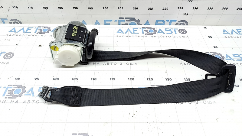 Rear left seat belt for Audi Q5 80A 18-24, black, with a squib, fired