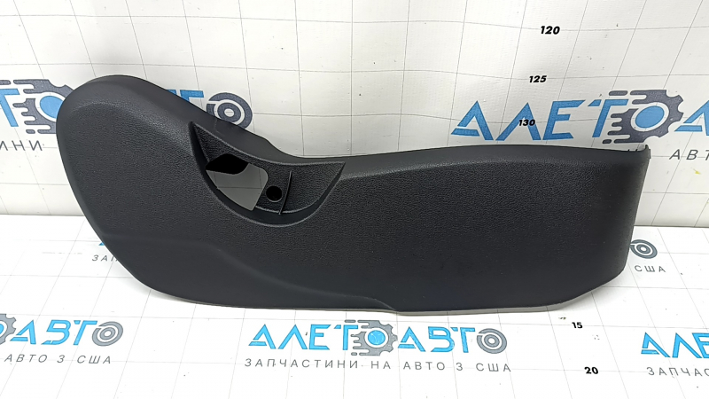 Right side passenger seat trim for Hyundai Sonata 11-15, black, manual, scratches