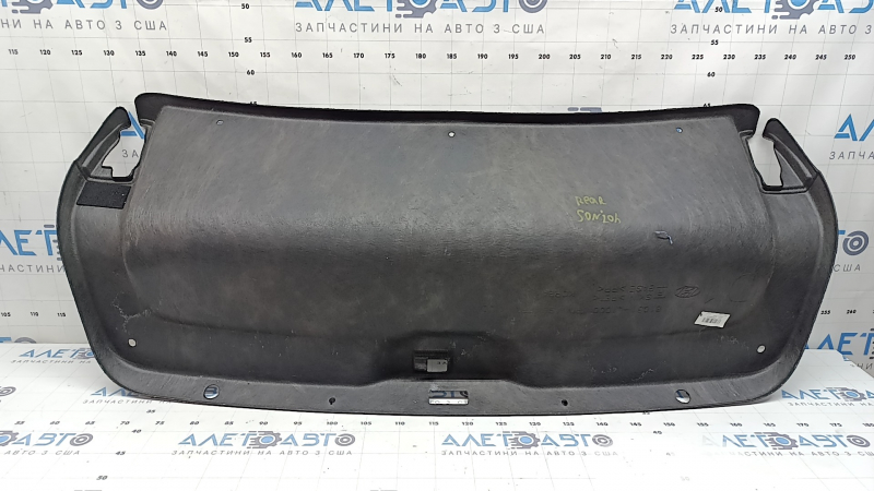 Hyundai Sonata 20-23 black trunk lid trim, HEV