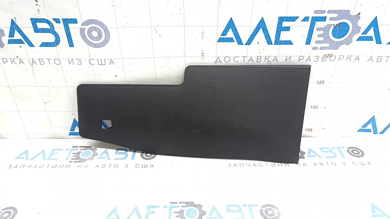 Front lower left center console trim for Hyundai Sonata 11-15, black, scratched