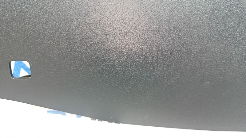 Front lower left center console trim for Hyundai Sonata 11-15, black, scratched