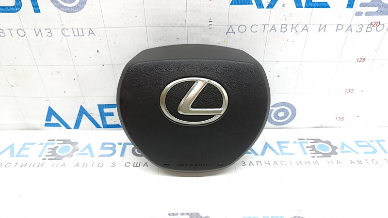 Airbag in the steering wheel, driver's side, Lexus RX350 RX450h 13-15 rest, black, scratches