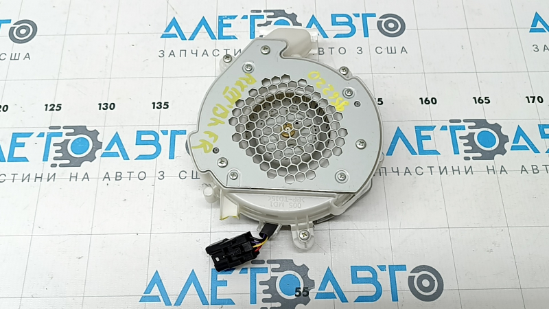 The lower passenger seat air conditioner fan for a Lexus RX350 RX450h 10-15 has a broken connector mount.
