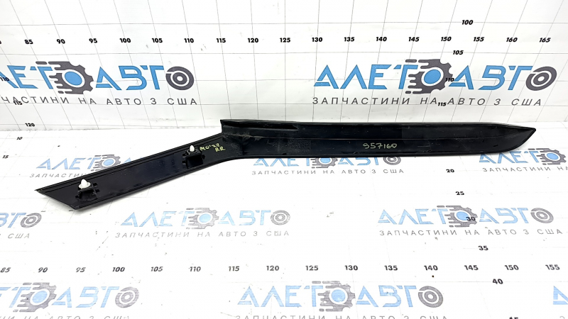 Mitsubishi Outlander 22-26 right rear fender trim, gloss black, blistered paint