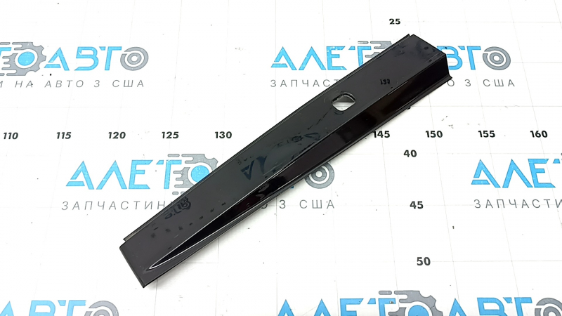 Rear left roof lining for Hyundai Santa FE 19-23 under roof rail and sunroof, glossy black, worn